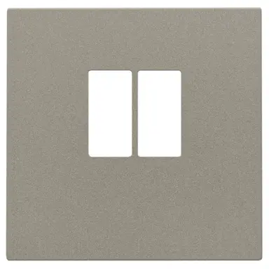 Niko 123-69801 centraalplaat 1-voudig voor mono luidspreker aansluitdoos bronze coated