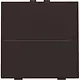 Niko 124-00001 enkelvoudige toets voor draadloze schakelaar met twee toetsen dark brown coated