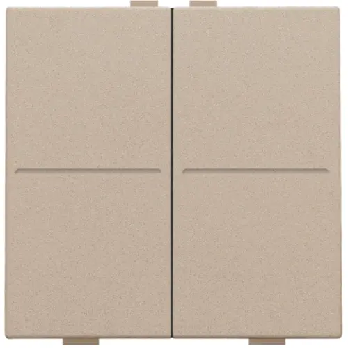 Niko 157-00007 tweevoudige toets voor draadloze schakelaar champagne coated
