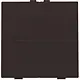Niko 124-00007 tweevoudige toets voor draadloze schakelaar dark brown coated