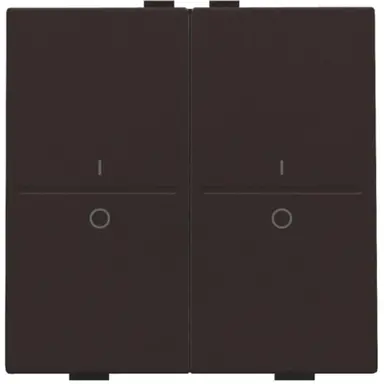 Niko 124-00008 Tweedelige drukker Schakelaar/