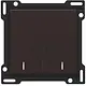 Niko 124-61507 schakelwip 2-voudig met controlevenster dark brown coated