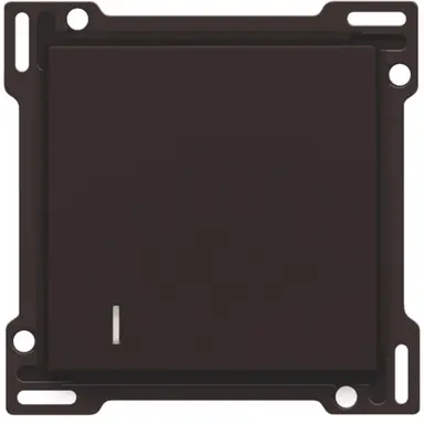 Niko 124-61901 afwerkingsset voor hotelkaartschakelaar dark brown coated