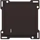 Niko 124-61901 afwerkingsset voor hotelkaartschakelaar dark brown coated
