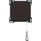 Niko 124-63906 trekkoord trekdrukknop dark brown coated