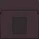 Niko 124-65100 centraalplaat 1-voudig vlak tbv RJ draagring dark brown coated