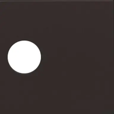 Niko 124-69101 centraalplaat 1-voudig coax dark brown coated