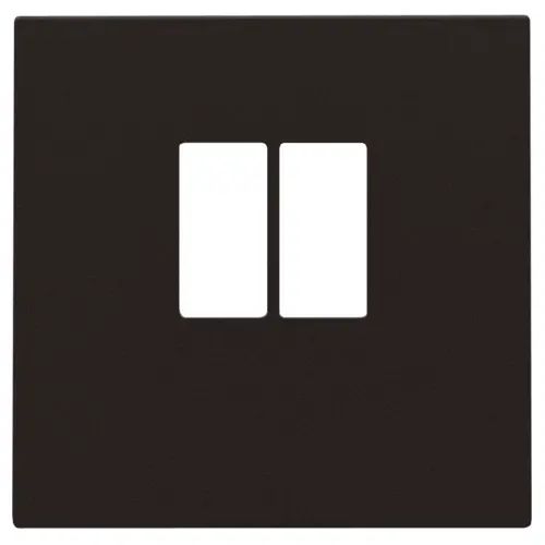 Niko 124-69801 centraalplaat 1-voudig voor mono luidspreker aansluitdoos dark brown coated