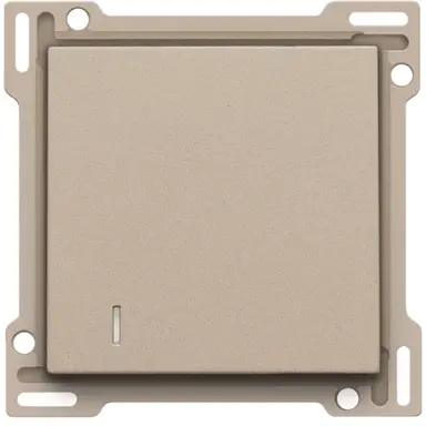 Niko 157-61901 afwerkingsset voor hotelkaartschakelaar champagne coated