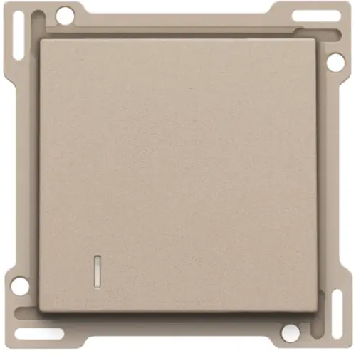 Niko 157-61901 afwerkingsset voor hotelkaartschakelaar champagne coated