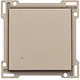 Niko 157-61901 afwerkingsset voor hotelkaartschakelaar champagne coated