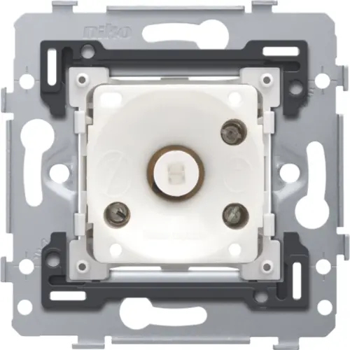 Niko 170-74001 sokkel drukknop 6A met amberkleur led