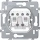 Niko 170-75001 pulsdrukker 2x maak N.O of N.G 10A schroefklemmen