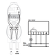 Niko 350-10032 schemerschakelaar 24 volt 1-kanaal 4A wit