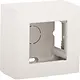 Niko 101-80100 opbouwbak incl. vast afdekraam 1-voudig Original wit