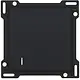 Niko 161-61901 afwerkingsset voor hotelkaartschakelaar black coated