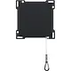 Niko 161-63906 trekkoord trekdrukknop black coated