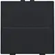 Niko 161-00001 enkelvoudige toets voor draadloze schakelaar met twee toetsen black coated