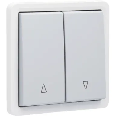 Niko 700-35910 Hydro jaloezie-rolluik drukknop elektrisch gescheiden schroefklemmen 10A grijs