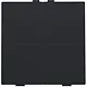 Niko 161-00007 tweevoudige toets voor draadloze schakelaar black coated