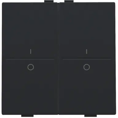 Niko 161-00008 Tweedelige drukker Schakelaar/