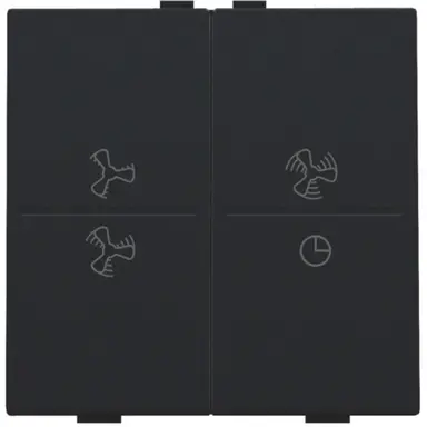 Niko 161-00013 Tweedelige drukker Toerenregel