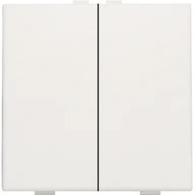 Niko 101-51002 drukknop 2-voudig voor Niko Home Control white