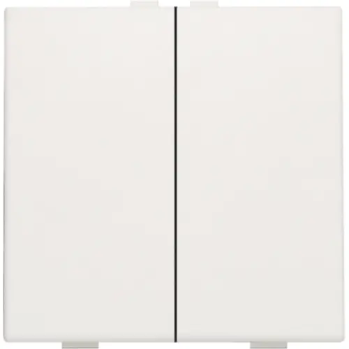 Niko 101-51002 drukknop 2-voudig voor Niko Home Control white