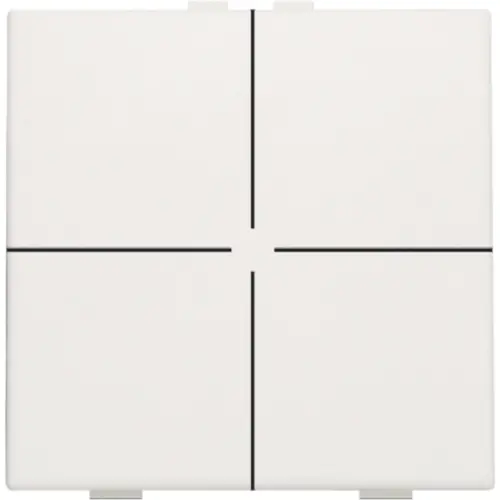 Niko 101-51004 drukknop 4-voudig voor Niko Home Control white