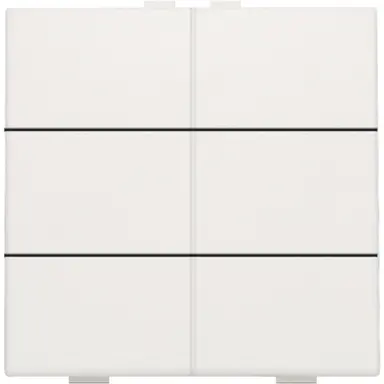 Niko 101-51006 drukknop 6-voudig voor Niko Home Control white