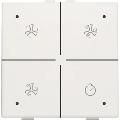 Niko 101-52054 ventilatiebediening met LED voor Niko Home Control white