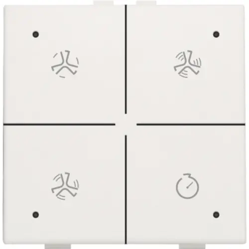Niko 101-52054 ventilatiebediening met LED voor Niko Home Control white