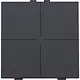 Niko 122-51004 drukknop 4-voudig Niko Home Control anthracite coated