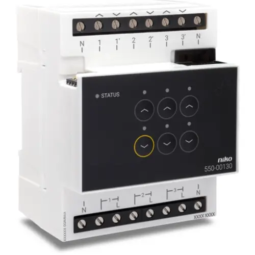 Niko 550-00130 jaloezie-rolluik motormodule voor Niko Home Control