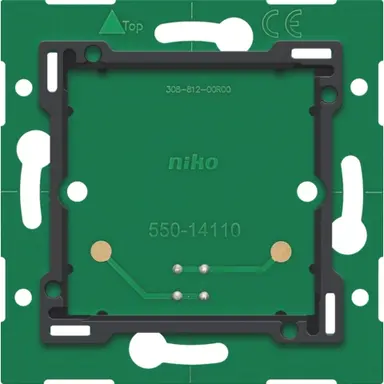 Niko 550-14110 enkelvoudige muurprint met connector voor Niko Home Control