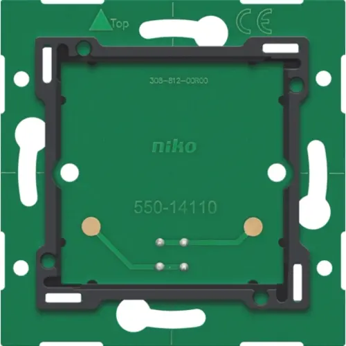 Niko 550-14110 enkelvoudige muurprint met connector voor Niko Home Control