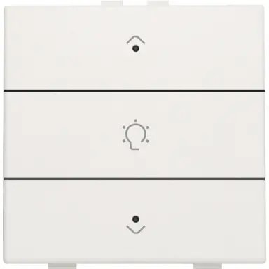 Niko 101-52043 dimbediening 1-voudig met LED en symbool voor Niko Home Control white