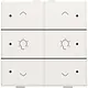 Niko 101-52046 dimbediening 2-voudig met LED en symbool voor Niko Home Control white