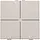 Niko 102-51004 drukknop 4-voudig voor Niko Home Control light grey