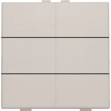 Niko 102-51006 drukknop 6-voudig voor Niko Home Control light grey