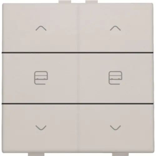 Niko 102-51036 jaloeziebediening 2-voudig voor Niko Home Control light grey