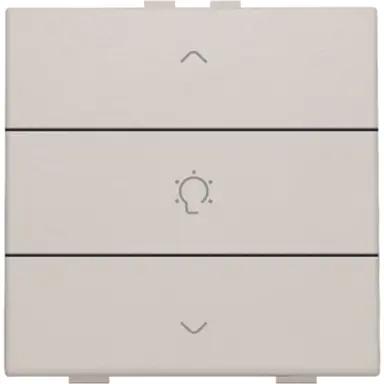 Niko 102-51043 dimbediening 1-voudig met symbool voor Niko Home Control light grey