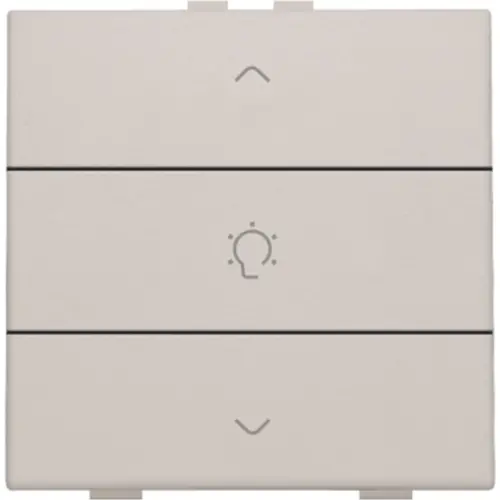 Niko 102-51043 dimbediening 1-voudig met symbool voor Niko Home Control light grey