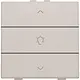 Niko 102-51043 dimbediening 1-voudig met symbool voor Niko Home Control light grey