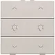 Niko 102-51046 dimbediening 2-voudig met symbool voor Niko Home Control light grey