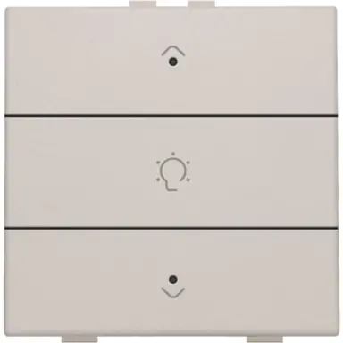 Niko 102-52043 dimbediening 1-voudig met LED en symbool voor Niko Home Control light grey
