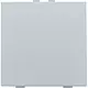 Niko 121-51001 drukknop 1-voudig voor Niko Home Control sterling coated coated