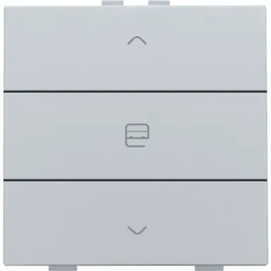 Niko 121-51033 jaloeziebediening 1-voudig voor Niko Home Control sterling coated