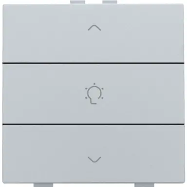 Niko 121-51043 dimbediening 1-voudig met symbool voor Niko Home Control sterling coated