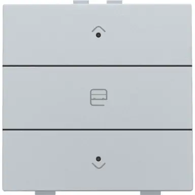 Niko 121-52033 jaloeziebediening 1-voudig met LED voor Niko Home Control sterling coated